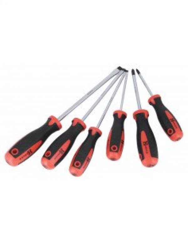 Jeu de 6 tournevis à fente et cruciforme PZ