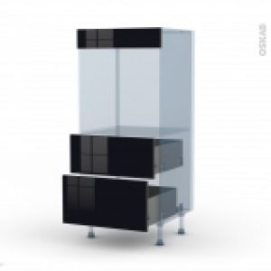 Keria Noir Kit Renovation 18 Colonne Four N58 2 Casseroliers L60Xh125Xp60