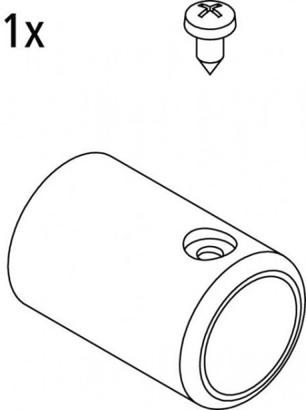 Kermi DIGA Pièces de montage pour stabilisateur 90° (2535025)