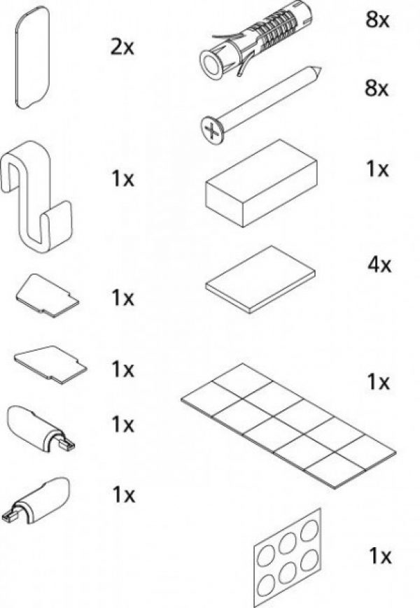 Kermi FILIA / FILIA XP Pièces de montage (2535282)