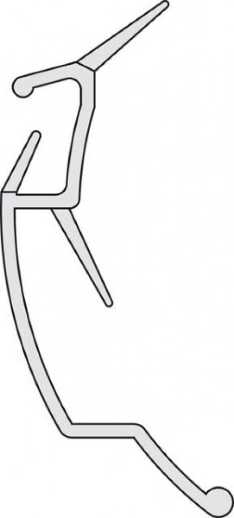 Kermi IBIZA 2000 Joint d&rsquo;étanchéité vertical (2529779)