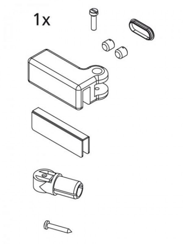 Kermi IBIZA 2000 Pièces de montage (2534181)