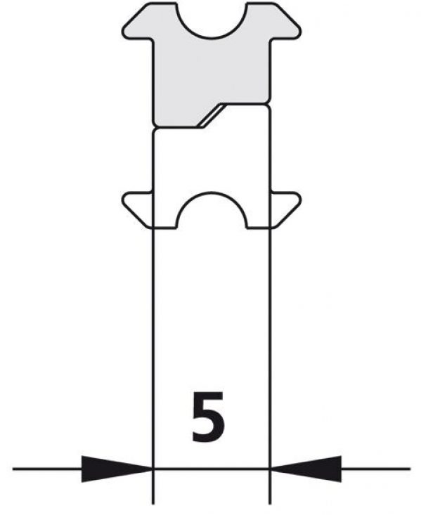 Kermi IBIZA 2000 Profilé magnétique (2209458)