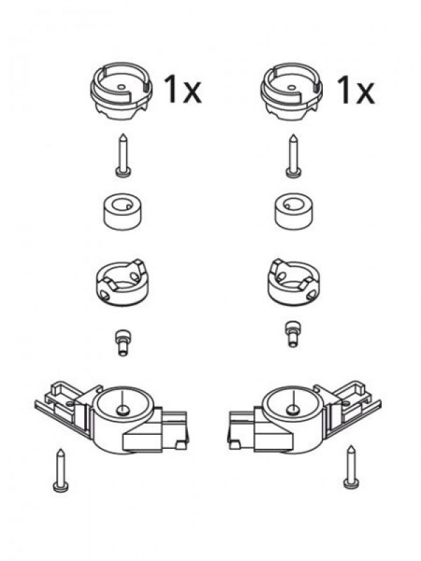 Kermi IBIZA 2000/NOVA 2000 Pièces d&rsquo;articulation (2534135)