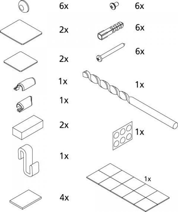 Kermi LIGA Pièces de montage (2534875)