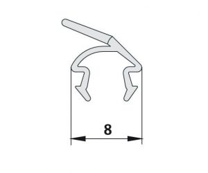 Kermi NOVA 2000 Joint d&rsquo;étanchéité vertical (2240371)