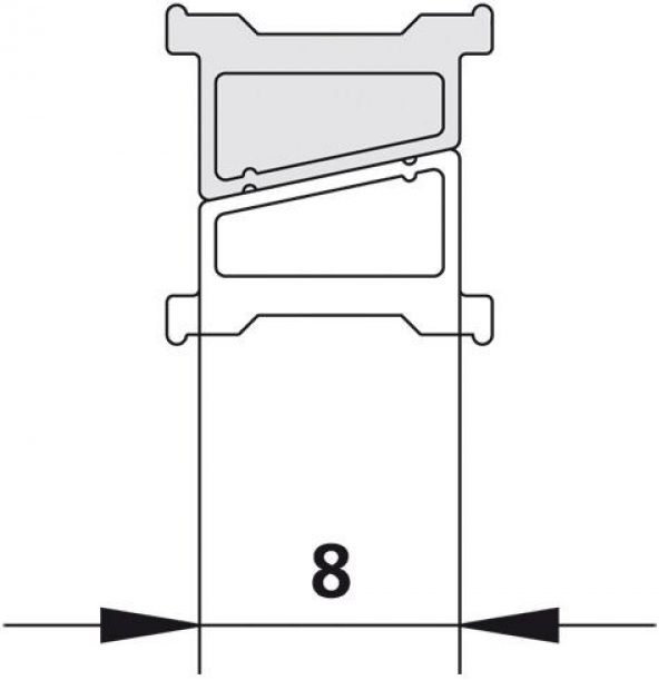 Kermi VARIO 2000 Profilé magnétique (6002716)