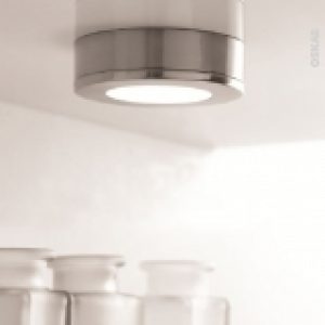 Kit De 2 Spots De Cuisine Eclairage Led Orion Finition Inox Brosse