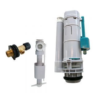 Kit de remplacement pour cloche de siphon double touche – 3 pièces – pour bâti-support G3005