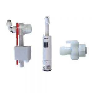 Kit de remplacement pour cloche de siphon double touche – 3 pièces – pour bâti-support G3008