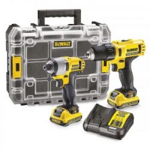 Kit Perceuse Visseuse A Chocs Dewalt Dck211D2T 108 V 2 X 20 Ah Dcd710 Dcf815