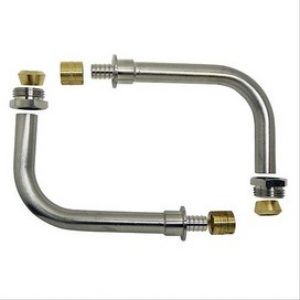 Kit raccordement arrière radiateur à glissement Ø10/12