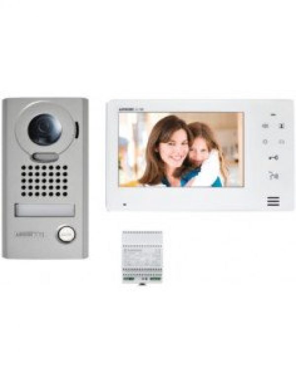 Kit vidéo couleur grand angle anti-vandales saillie