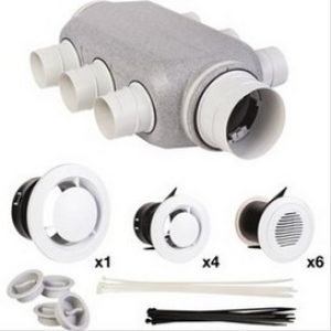 Kit VMC bouches et caisson de distribution PRIMOCOSY HR – Atlantic