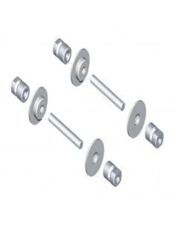 LA CROISEE DS 6979 Fixations pour poignée tubulaire double alu DIVA