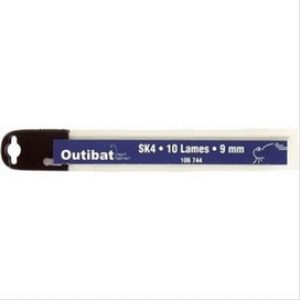 Lame autocassante pour cutter 18mm vendu par 10 Outibat