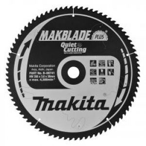 Lame Carbure Bois Makita Makforce B 08741 355 Mm Scie Circulaire 80 Dents