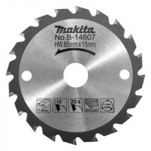 Lame Carbure Makita B 14607 Bois Pour Scie Circulaire A Batterie Hs300D Et Hs301D O 85Mm