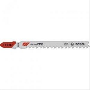 Lame de scie sauteuse pour bois et matériaux -T101B Bosch L=100mm – boîte de 100 – BOSCH
