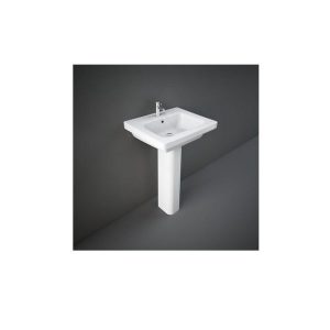 Lavabo Colonne Rak Ceramics RESORT 550x460mm Blanc Alpin