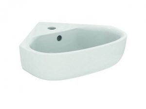 Lavabo d’Angle Ideal Standard CONNECT E 1 Trou 450x410mm Blanc