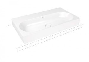 Lavabo à poser Kaldewei , modèle 3058 sans trop-plein Centro (903106003)