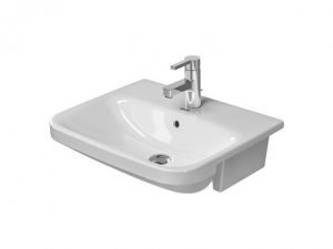 Lavabo Semi Encastré Duravit DuraStyle 550 mm Céramique Blanc 0375550000