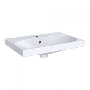 Lavabo Sur Meuble Geberit Acanto Projection Raccourcie 600x168x422mm Blanc