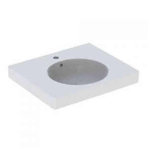 Lavabo Suspendu Geberit Preciosa II Avec Plan De Toilette 600x165x500mm Blanc