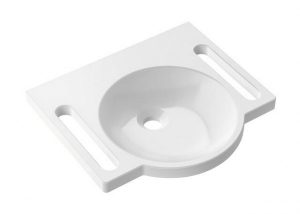 Lavabo Suspendu Hewi 450 mm Blanc Alpin