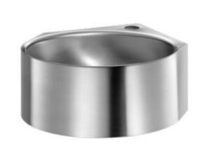 Lavabo Suspendu pour installation dans un angle (mur à 90°) Delabie MINIMAL 420 mm x 135 mm 121550