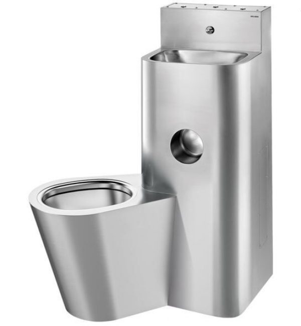 Lavabo WC Delabie Combi KOMPACT à poser au sol 161700