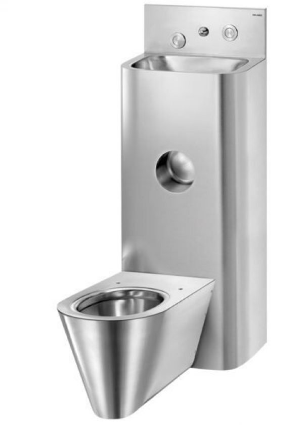 Lavabo WC Delabie Combi KOMPACT à poser au sol 166800