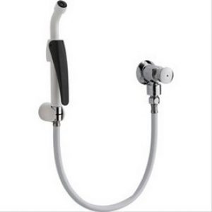 Lave-bassin avec robinet temporisé, manette à 45° Presto