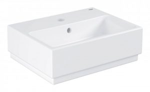 Lave Main Rectangulaire Grohe Cube Keramik 1 Trou Trop-Plein 455x350mm