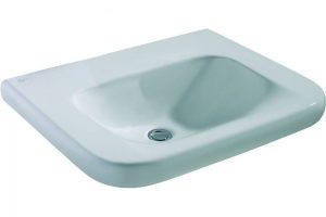 Lave Main Rond Ideal Standard Contour 21 PMR 600 mm sans trou de robinetterie / sans trop plein, ave