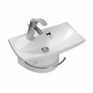 Lave mains suspendu avec porte serviette Jacob Delafon Escale