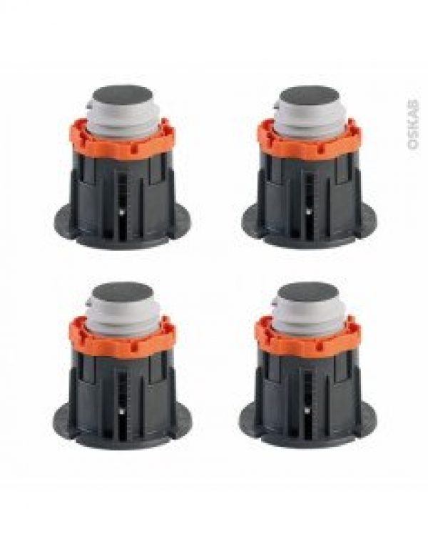 LAZER – Pieds pour receveur SHOWERFOOT + clé de réglage – 011015