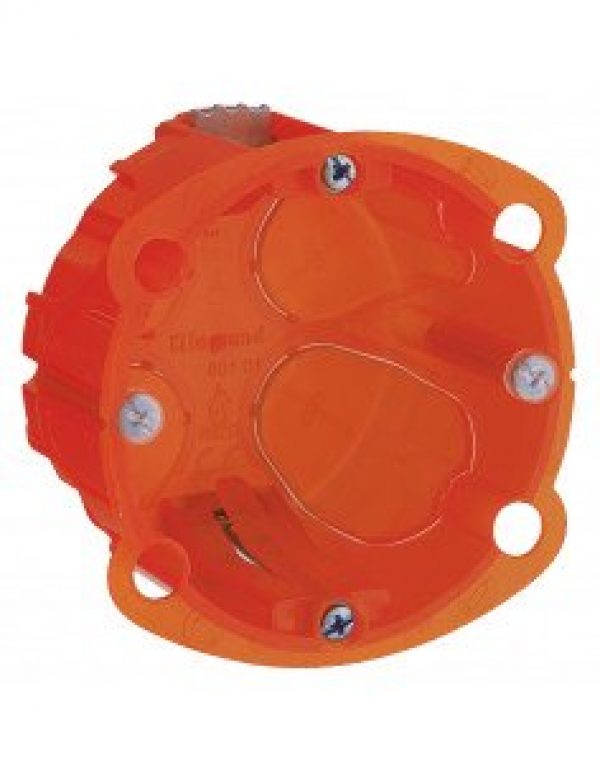 LEGRAND – Boîte d’encastrement multi-matériaux 1 poste 40mm – 080101