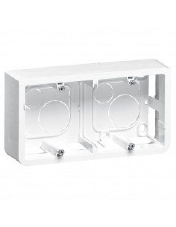 LEGRAND – Cadre saillie horizontal MOSAIC 4 modules 40mm blanc -…