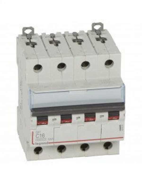 LEGRAND – Disjoncteur tétrapolaire – 16A – courbe C – DX³ 6000 -…