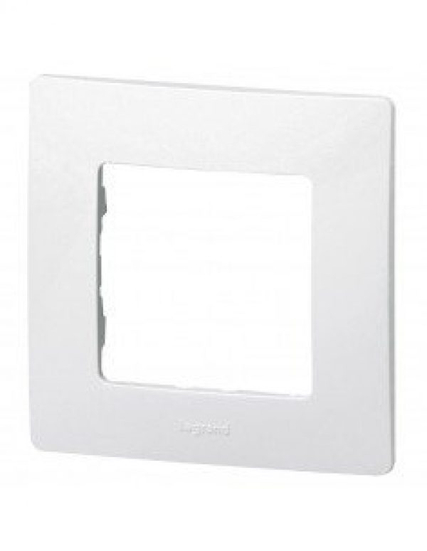 LEGRAND – Plaque 1 poste NILOÉ – Pur – 665001