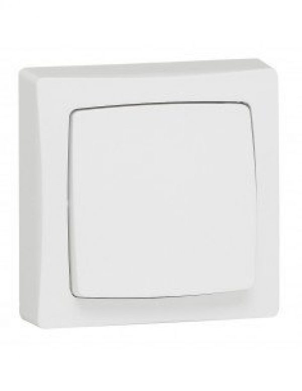LEGRAND – Poussoir appareillage saillie complet – 6A (blanc) – 086006