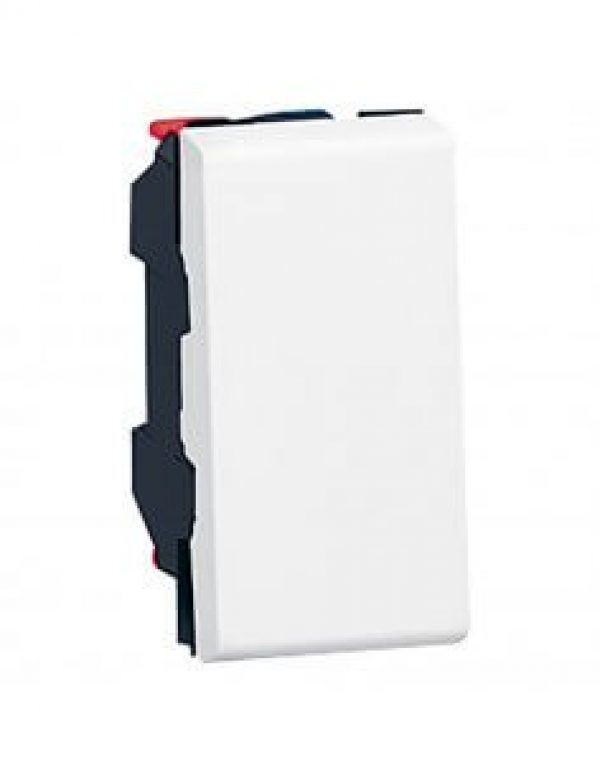 LEGRAND – Poussoir inverseur 6A 1 module MOSAIC – 077031