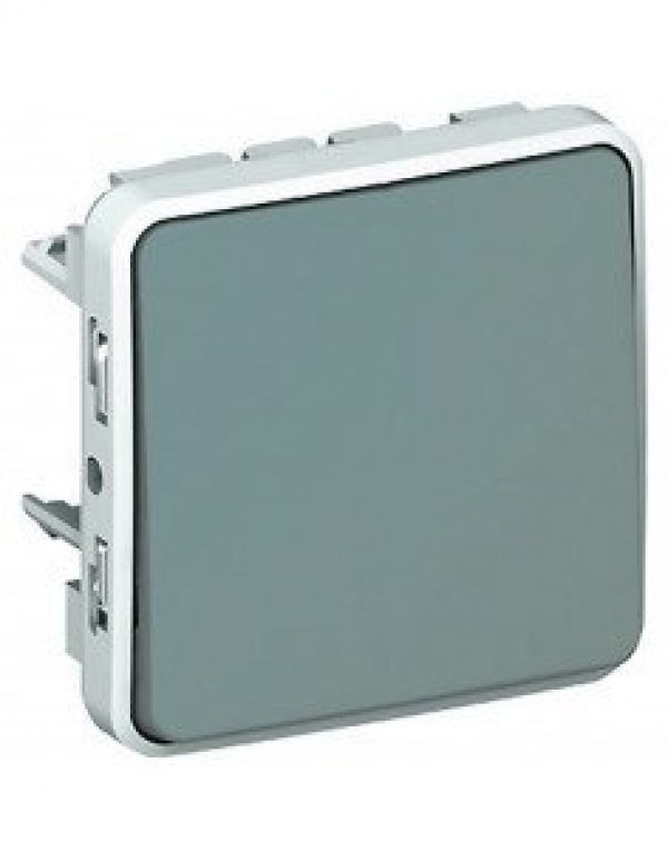LEGRAND – Poussoir NO PLEXO composable – 10A (gris) – 069450