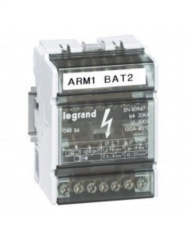 LEGRAND – Répartiteur modulaire monobloc – 4P – 100A – 7 connexions…