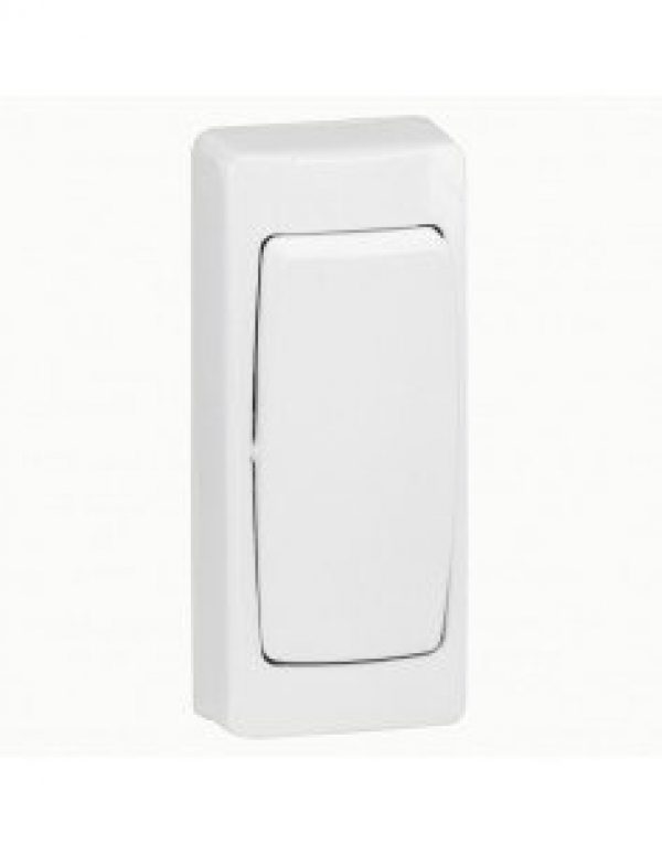 LEGRAND – Va-et-vient étroit saillie 10A blanc – 086084