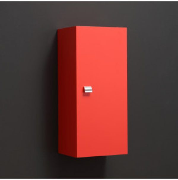 ÉLÉMENT HAUT PEU ENCOMBRANT AVEC PORTE IMPÉRIALE ROUGE FACILE À OUVRIR