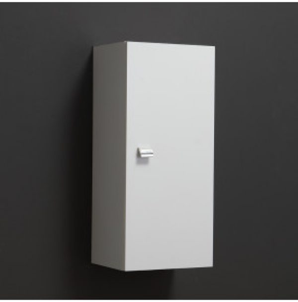 ÉLÉMENT SUSPENDU POUR SALLE DE BAINS AVEC PORTE GRIS PERLE CM 31,5 EASY