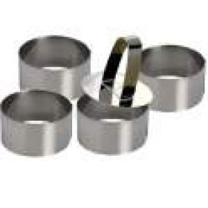 Lot 4 cercles à mousse 7.5cm + poussoir